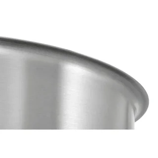 Stainless Steel Sauté Pan Ø 24 cm - High-Sided Frying Pan with Sloped Edges