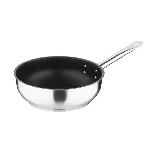 Professional Stainless Steel Non-Stick Sauté Pan Ø 240 mm