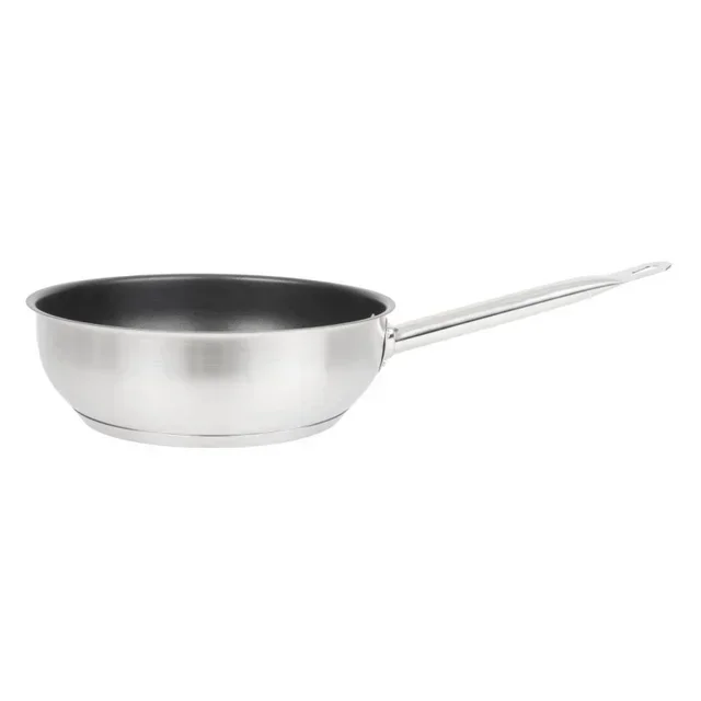 Professional Stainless Steel Non-Stick Sauté Pan Ø 240 mm