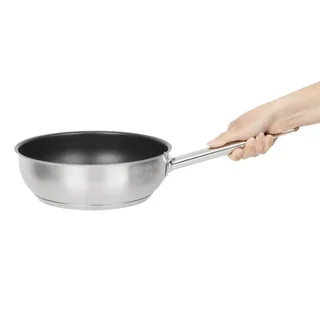 Professional Stainless Steel Non-Stick Sauté Pan Ø 240 mm