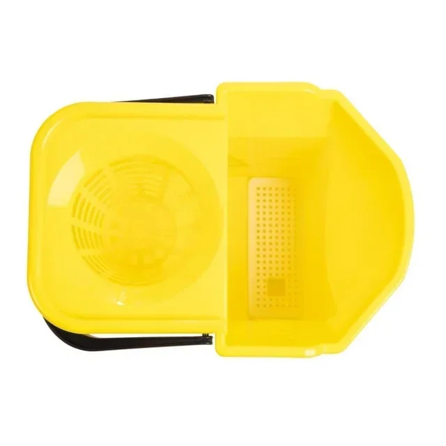Yellow Mop Bucket with Wringer System