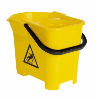 Yellow Mop Bucket with Wringer System