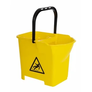 Yellow Mop Bucket with Wringer System