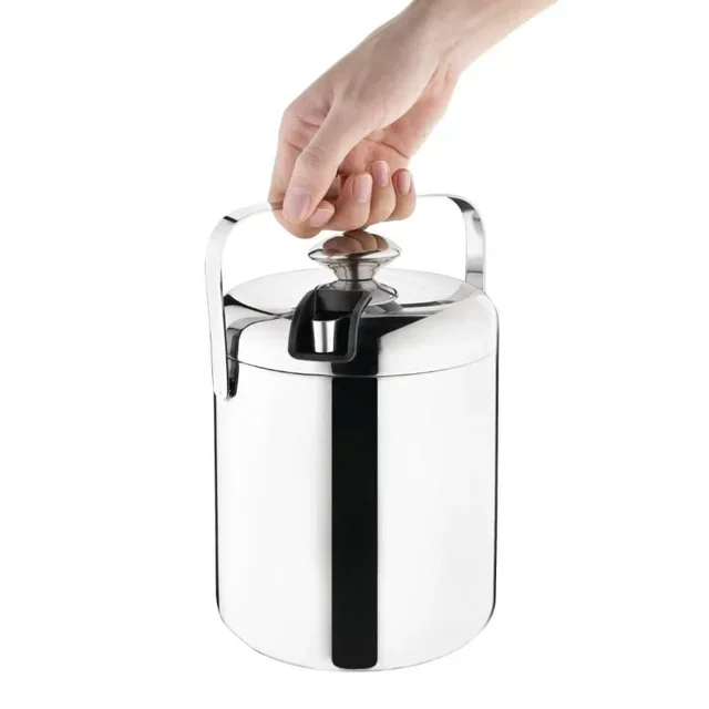 Ice Bucket 1.23 L with Included Tongs