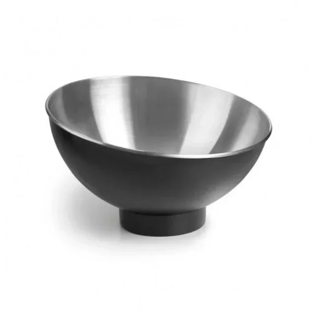 Champagne Bottle Cooler Bucket Black Angled - Capacity 15 Liters - Diameter 40 cm