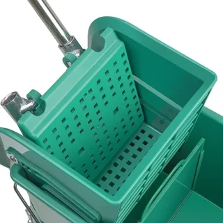 Kentucky Green Mop Bucket with Wringer 20 Liters - Integrated Wringer System