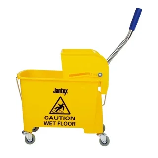 20L Bucket with Integrated Wringer - Yellow
