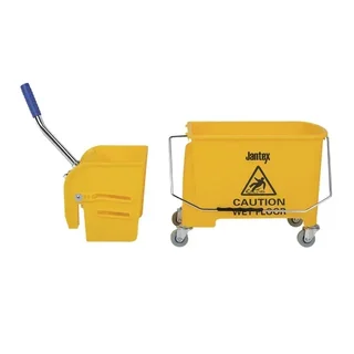 20L Bucket with Integrated Wringer - Yellow