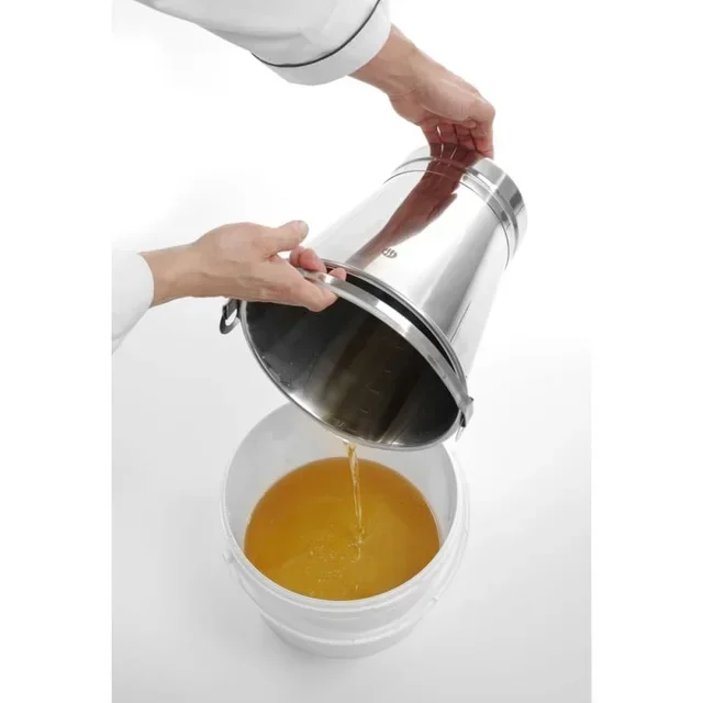 Balde Hermético de Recuperação de Gorduras Alimentares com Tampa