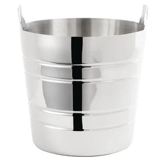 Stainless Steel Wine and Champagne Cooler Bucket - 204 mm Diameter