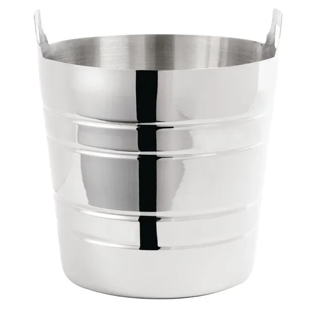 Stainless Steel Wine and Champagne Cooler Bucket - 204 mm Diameter