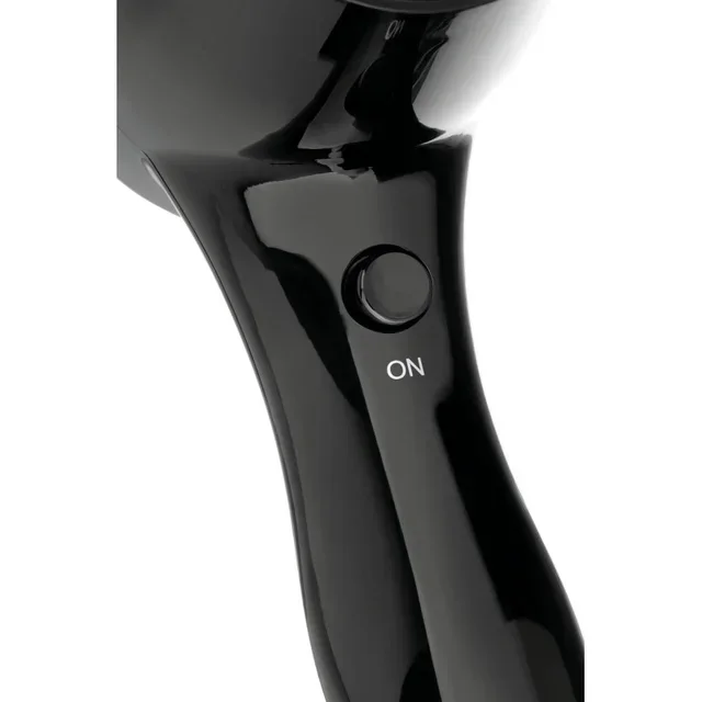 Wall-Mounted Hair Dryer Black