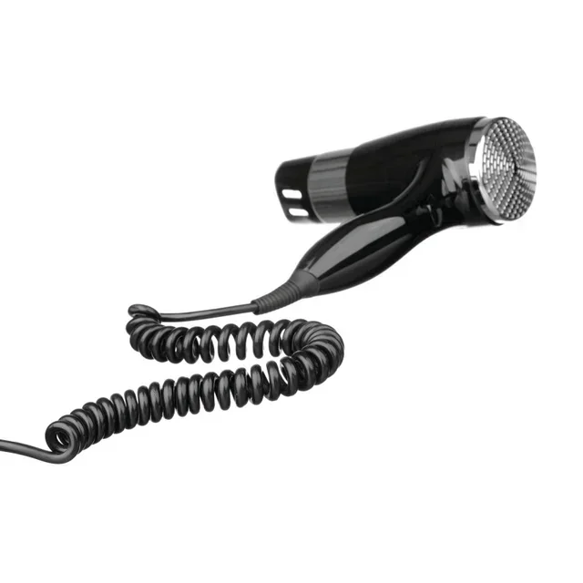 Wall-Mounted Hair Dryer Black