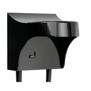 Wall-Mounted Hair Dryer Black