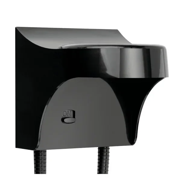 Wall-Mounted Hair Dryer Black