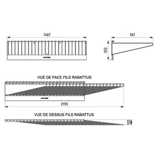 Wandtrockner für Stoffwindeln - Wandmontage Wäscheständer