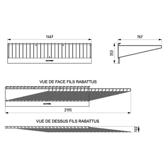 Wall-Mounted Dryer for Reusable Nappies - Wall Fixing Clothes Airer