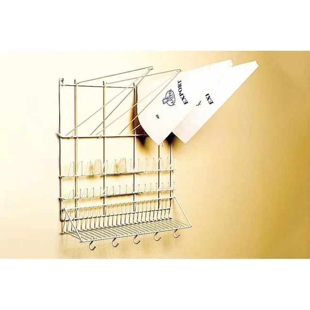 Asciugatore da Parete per Sac à Poche e Beccucci – Supporto di Asciugatura per Pasticceria