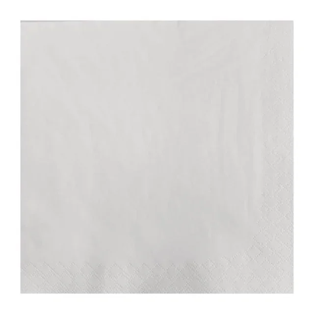 Guardanapo de Papel Branco 2 Folhas - Formato 30x30 cm - Pack de 1500 Guardanapos