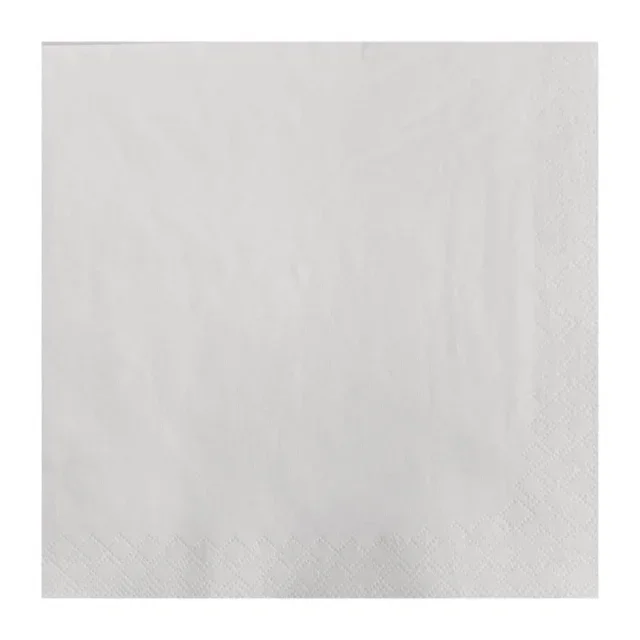 Guardanapo de Papel Branco 3 Camadas - Formato 40 x 40 cm - Pack de 1000 (4 Pacotes de 250)