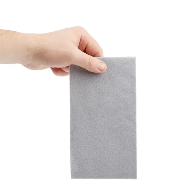 Air-laid Tablin Grey Premium Napkins Fold 8 40x40 cm - 500 Units