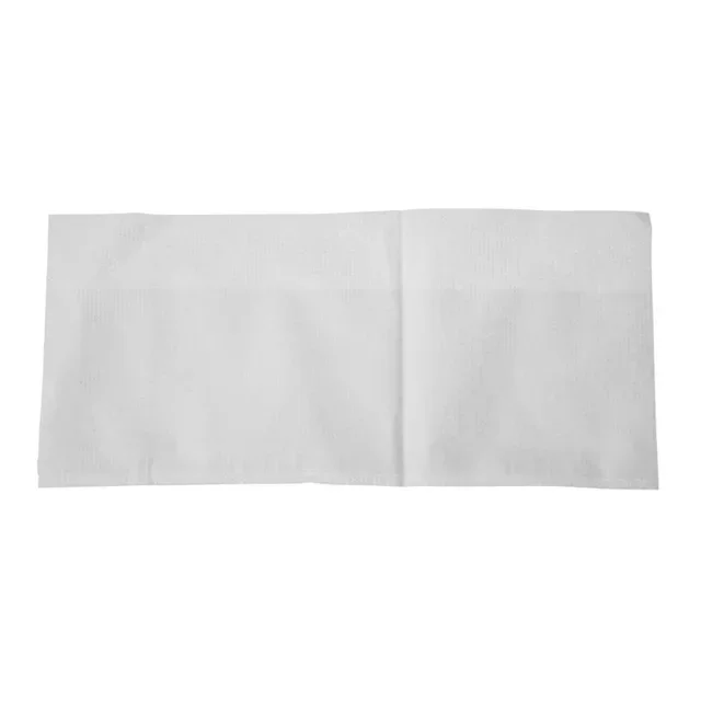 Servilletas Blancas 1 Capa Plegado Simple - Formato 90x120 mm - Pack de 6000 Unidades