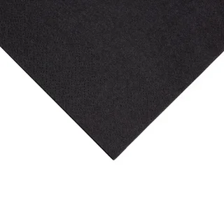 Cocktail Napkins 2-Ply Quarter Fold 24 cm Black - 4000 Units
