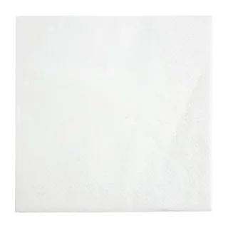 Servilletas de Cóctel 2 Capas Pliegue 1/4 24x24 cm Blancas - 4000 Unidades