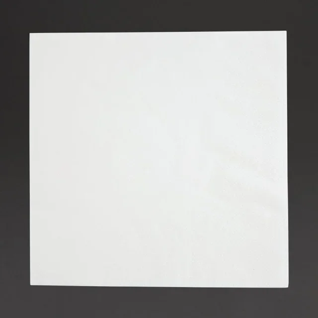 White Cocktail Napkins 1/4 Fold 30x30 cm - Box of 5000