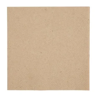 Kraft Paper Napkins 2-Ply Cocktail Size 24 cm - 4000 Units
