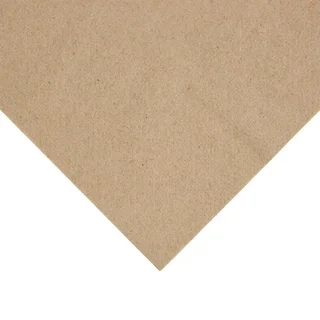 Recycled Kraft Paper Napkins 2-Ply 1/4 Fold 33 cm - Pack of 2000 for Snacking