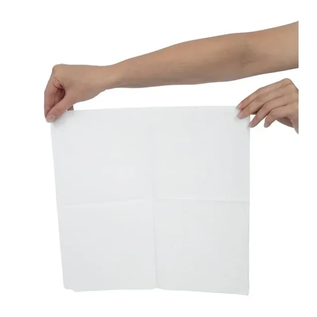 White 1-Ply Napkins 33x33 cm Snacking - Box of 5000