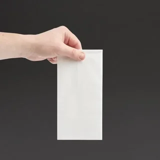 Serviettes de Table 2 Épaisseurs Pliage 1/8 40 cm Blanches - Carton de 2000