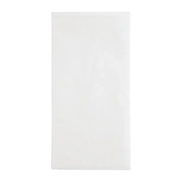 Serviettes de Table 2 Épaisseurs Pliage 1/8 40 cm Blanches - Carton de 2000