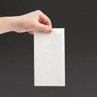 Guardanapos Airlaid Premium Tablin Brancos 40x40 cm Dobra 1/8 - Lote de 500