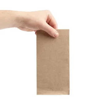 2-Ply Kraft Paper Napkins 1/8 Fold 40 cm - Box of 2000