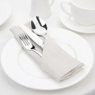 Natural Linen Napkins 40 x 40 cm - Pack of 12