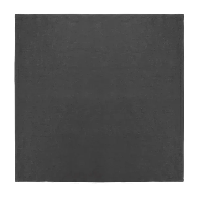 Black Linen Table Napkins 400 x 400 mm - Pack of 12