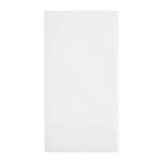 Snack-Servietten 2-lagig 1/8-Falz 330 mm Weiß - Karton mit 2000 Stück