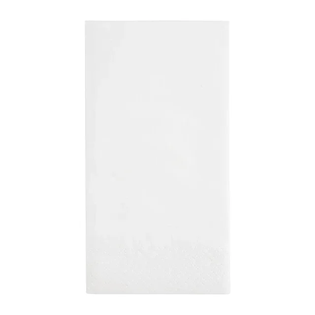 Guardanapos para Snack 2 Folhas Dobra 1/8 330 mm Brancos - Caixa de 2000