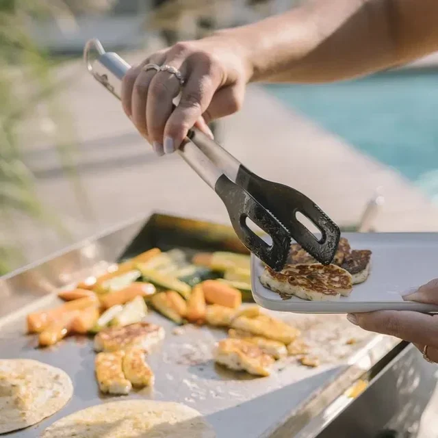 Set de utensilios para plancha