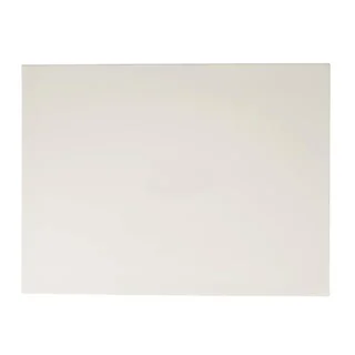 Brown Faux Leather Placemat Set 30x40 cm - Rectangular