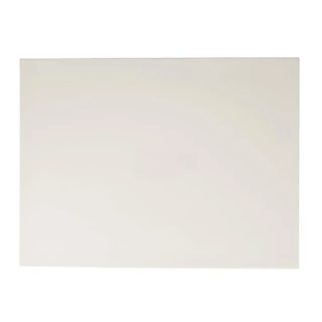 Brown Faux Leather Placemat Set 30x40 cm - Rectangular