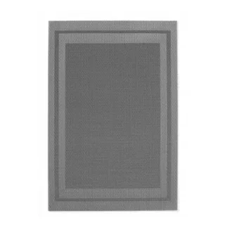 Conjunto de 6 Jogos Americanos Retangulares em PVC Grafite 45 x 30 cm