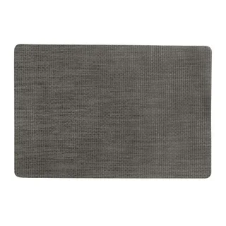 Set de Table en PVC Gris 450 x 300 mm - Sets de Table Rectangulaires Résistants et Faciles d'Entretien pour Restaurant et Maison