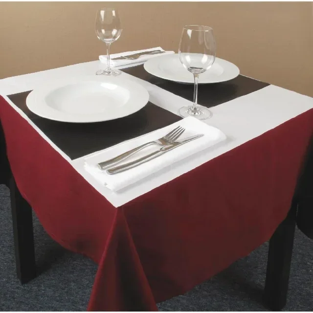 Embossed White Glossy Paper Placemats - Pack of 400 Units
