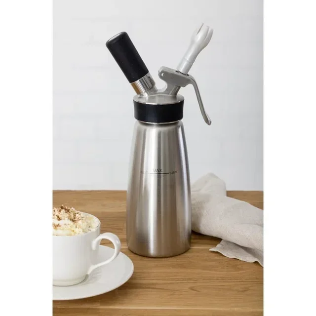 Sifão de Chantilly Profissional 500ml - Alumínio Resistente