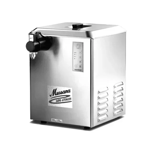 Large 12L Whipping Cream Machine - Integrated Flexible Dispenser