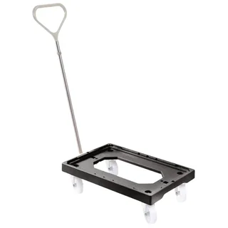 Base con Ruedas Giratorias 4 Ruedas - Marco de Acero - Color Negro