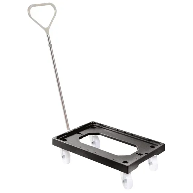 Base con Ruedas Giratorias 4 Ruedas - Marco de Acero - Color Negro